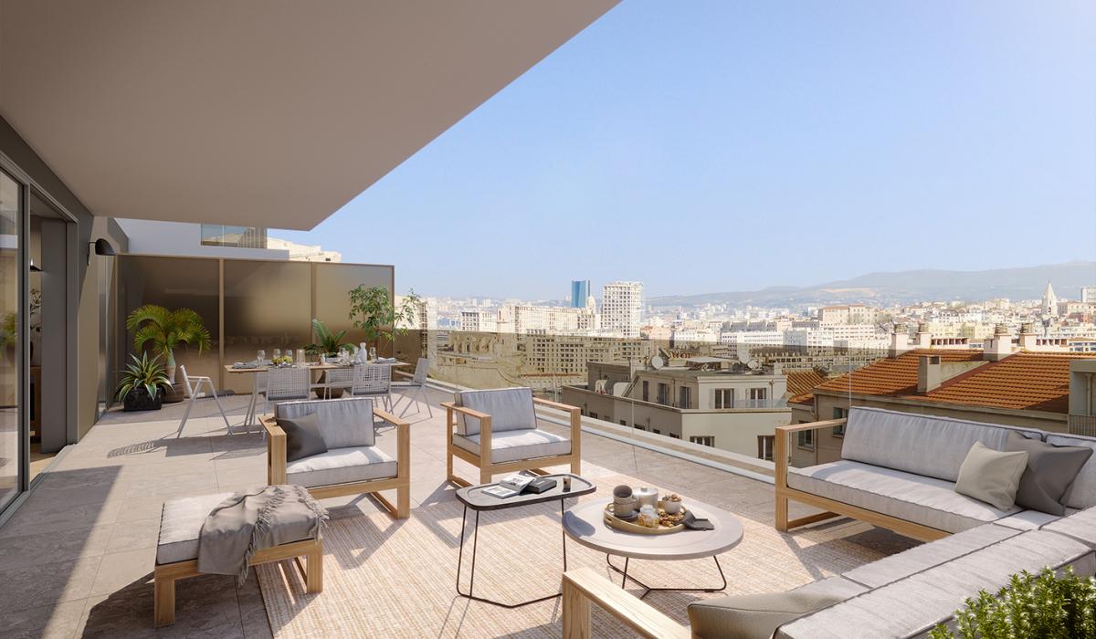 Fort Lacydon terrasse